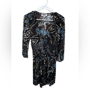 NWT Jagger Women’s 100% Silk Midi Dress